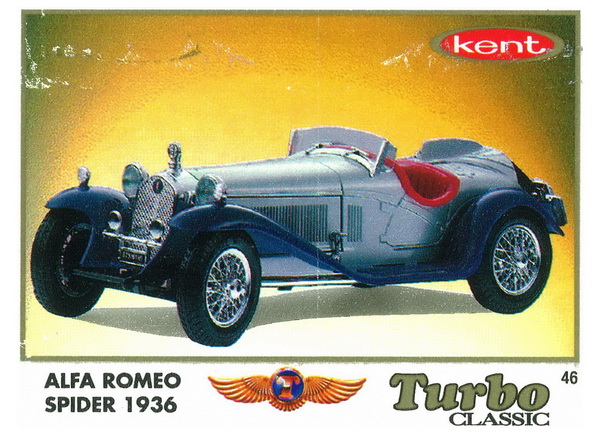 Вкладыш №46 — Alfa Romeo 8C 2300 Spider, изображение каталога