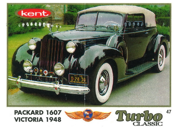 Вкладыш №47 — Packard 1607 Victoria 1948, изображение каталога