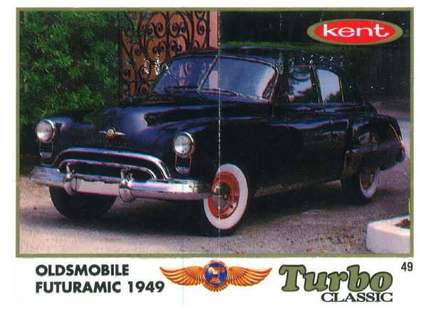 Вкладыш №49 — Oldsmobile Futuramic 1949, изображение каталога