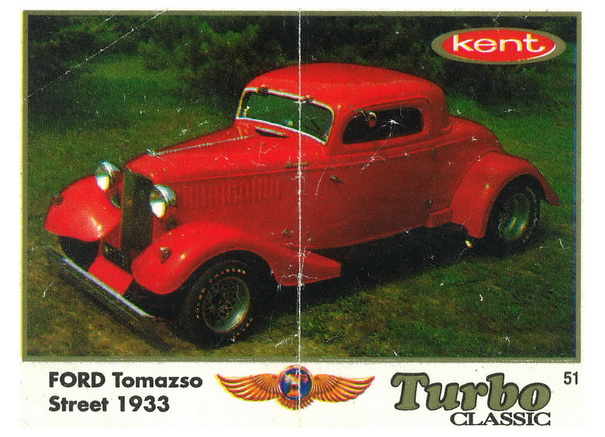 Вкладыш №51 — Ford Tamazso Street 1933, изображение каталога