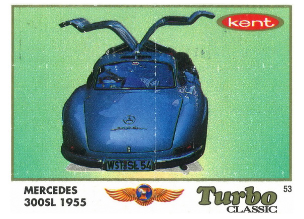Вкладыш №53 — Mercedes 300SL 1955, изображение каталога