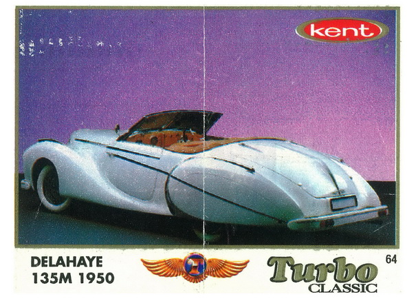 Вкладыш №64 — Delahaye 135M 1950, изображение каталога