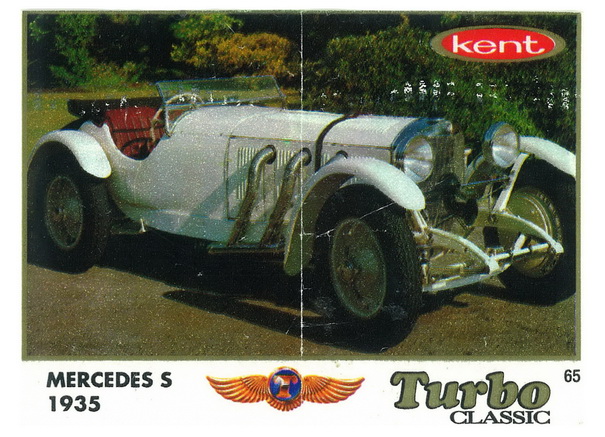 Вкладыш №65 — Mercedes S 1935, изображение каталога
