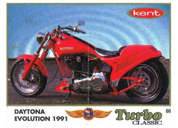Вкладыш №66 — Daytona Evolution 1991, изображение каталога