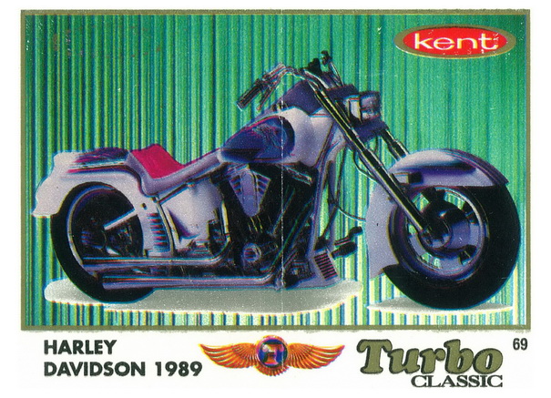 Вкладыш №69 — Harley Davidson 1989, изображение каталога