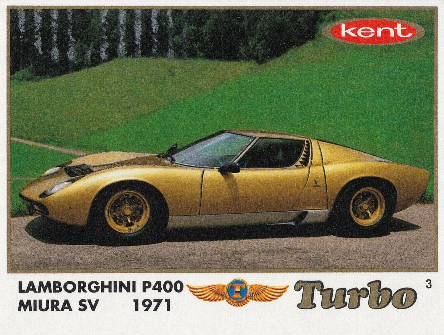Вкладыш №3 — Lamborghini P400 Miura SV 1971, восстановленное изображение