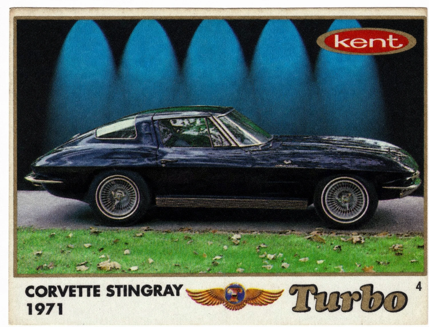 Вкладыш №4 — Corvette Stingray 1971, восстановленное изображение
