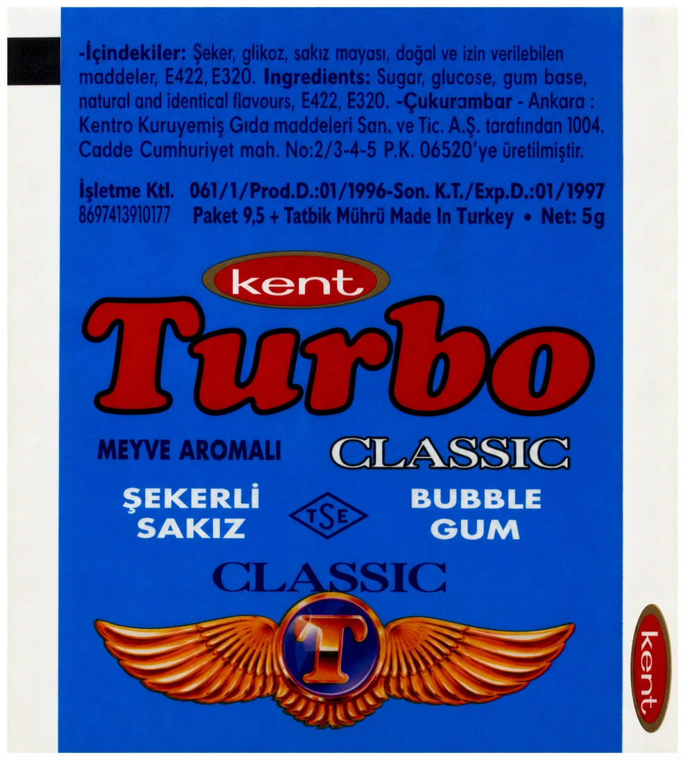 Обёртка 1 серии Turbo Classic 1-70 with Classic, восстановленное изображение