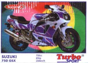 Вкладыш №25 — Turbo Sport 1-70 violet №25, изображение каталога