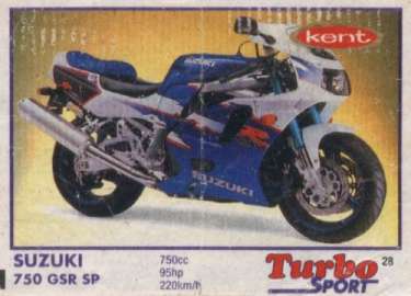 Вкладыш №28 — Turbo Sport 1-70 violet №28, изображение каталога