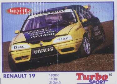 Вкладыш №40 — Turbo Sport 1-70 violet №40, изображение каталога