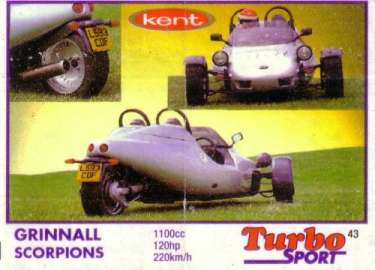 Вкладыш №43 — Turbo Sport 1-70 violet №43, изображение каталога