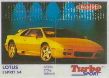 Вкладыш №61 — Turbo Sport 1-70 violet №61, изображение каталога
