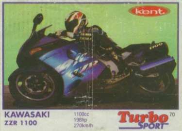 Вкладыш №70 — Turbo Sport 1-70 violet №70, изображение каталога
