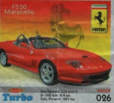 Turbo №26 — Turbo Super 2003 turkish №26, изображение каталога
