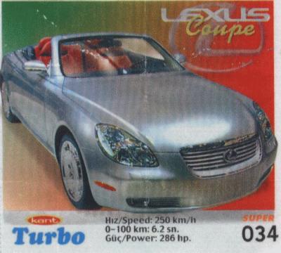 Turbo №34 — Turbo Super 2003 turkish №34, изображение каталога