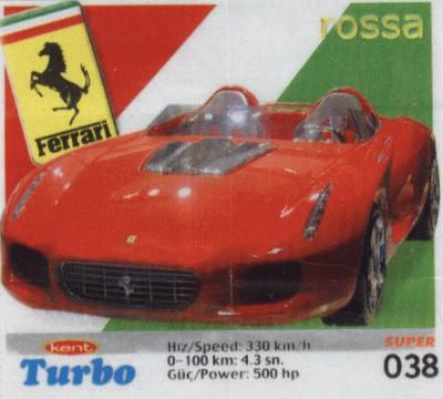 Turbo №38 — Turbo Super 2003 turkish №38, изображение каталога