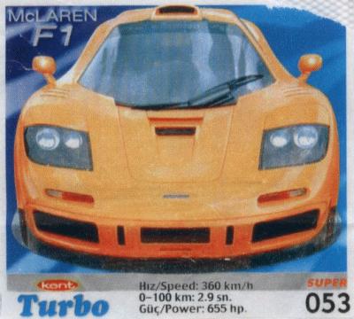 Turbo №53 — Turbo Super 2003 turkish №53, изображение каталога