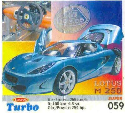 Turbo №59 — Turbo Super 2003 turkish №59, изображение каталога