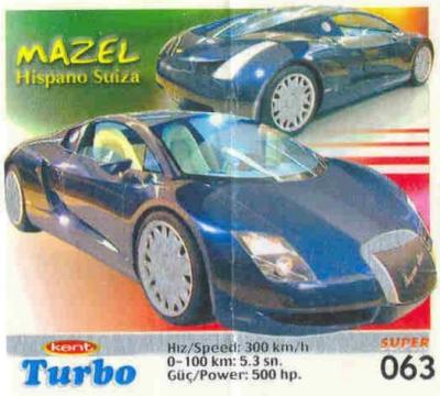 Turbo №63 — Turbo Super 2003 turkish №63, изображение каталога