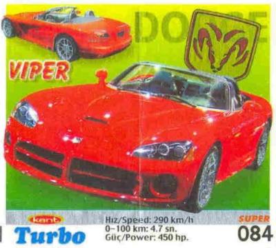 Turbo №84 — Turbo Super 2003 turkish №84, изображение каталога