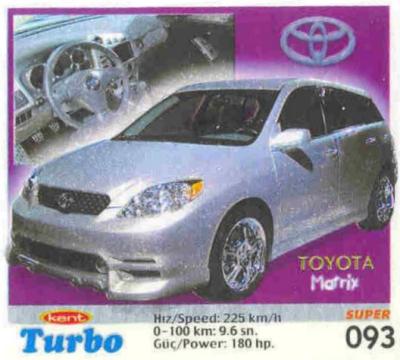 Turbo №93 — Turbo Super 2003 turkish №93, изображение каталога