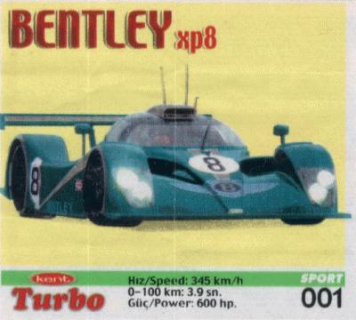 Первый вкладыш серии Turbo Sport 2003 turkish