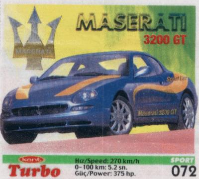 Turbo №72 — Turbo Sport 2003 turkish №72, изображение каталога