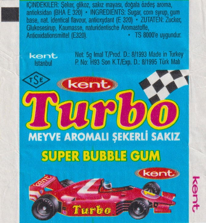 Обёртка 3 серии Turbo Yellow — 261–330, оригинальный скан