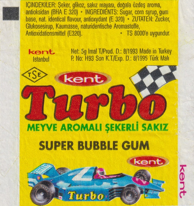 Обёртка 4 серии Turbo Yellow — 261–330, оригинальный скан