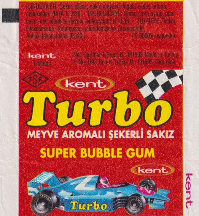 Обёртка 6 серии Turbo Yellow — 261–330, оригинальный скан