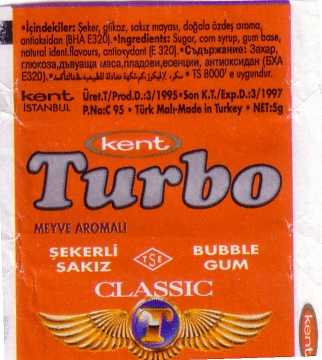 Обёртка 2 серии Turbo Classic — 1–70, оригинальный скан