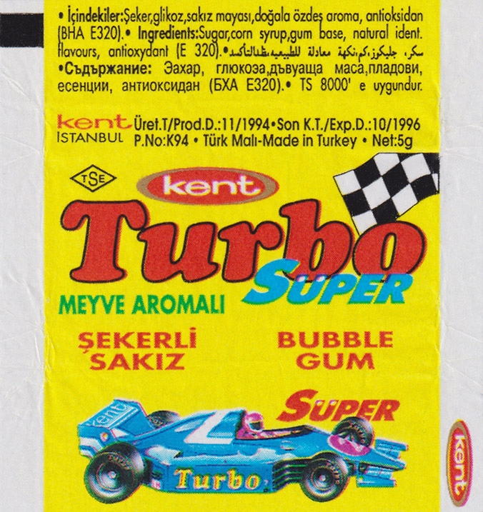 Обёртка 4 серии Turbo Super — 331–400, оригинальный скан