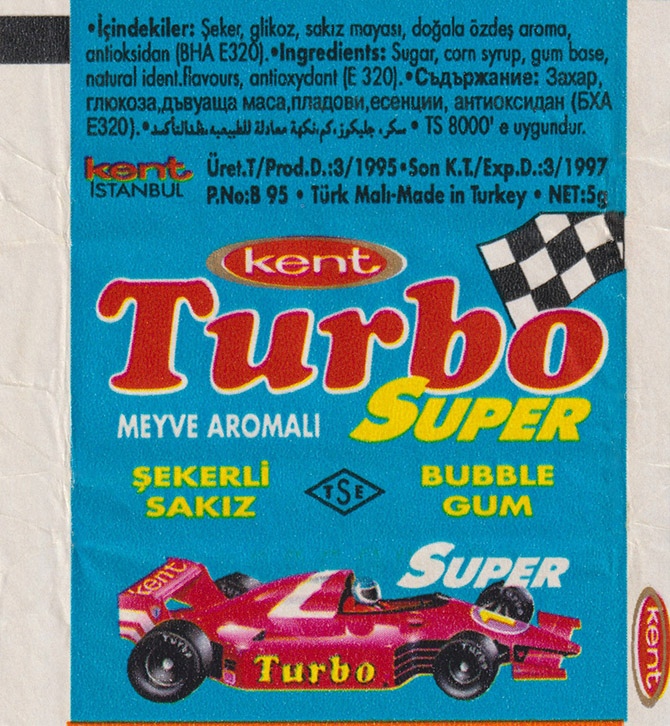 Обёртка 1 серии Turbo Super — 401–470, оригинальный скан