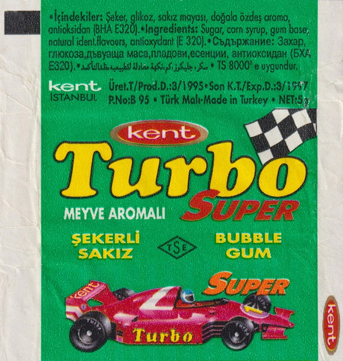 Обёртка 3 серии Turbo Super — 401–470, оригинальный скан