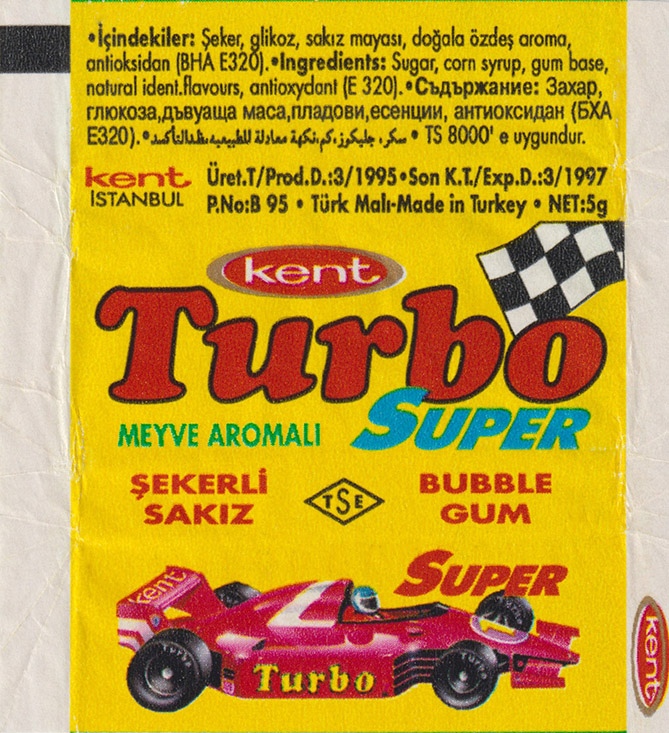 Обёртка 4 серии Turbo Super — 401–470, оригинальный скан