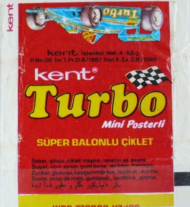 Обёртка 1 серии Turbo — 1–50, оригинальный скан