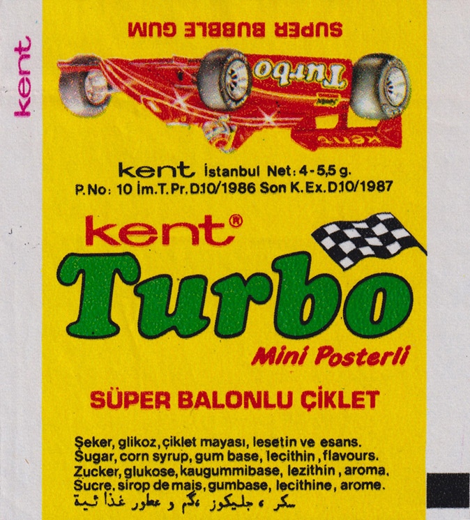 Обёртка 3 серии Turbo — 1–50, оригинальный скан