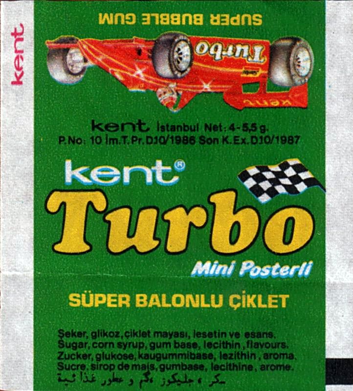 Обёртка 4 серии Turbo — 1–50, оригинальный скан