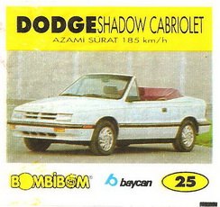 Вкладыш №25 — Bombibom 3 №25, изображение каталога